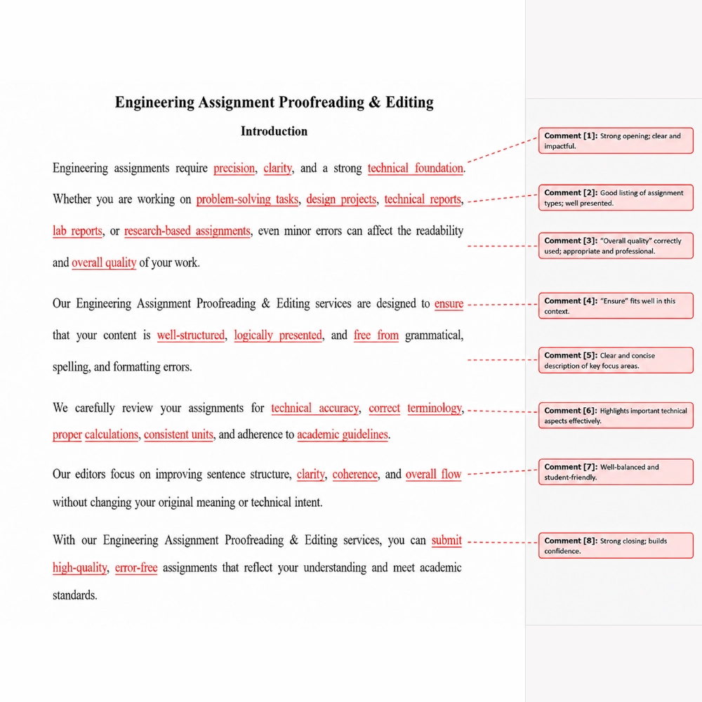 UK Proofreaders - Samples