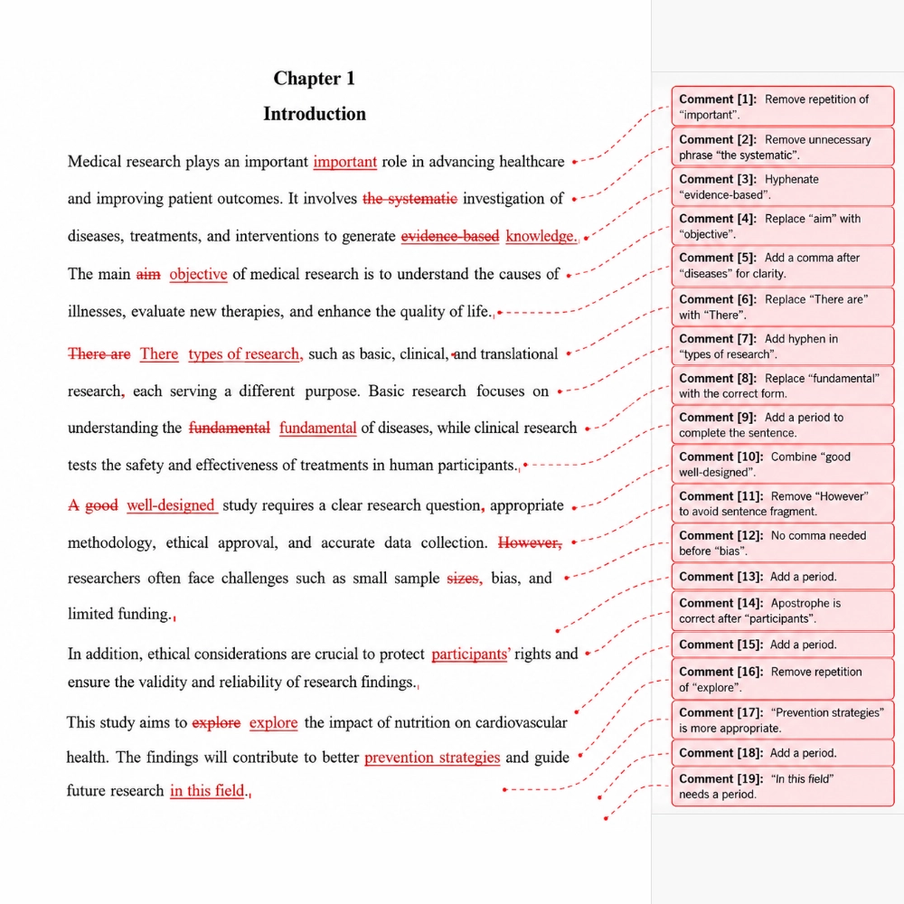 UK Proofreaders - Samples