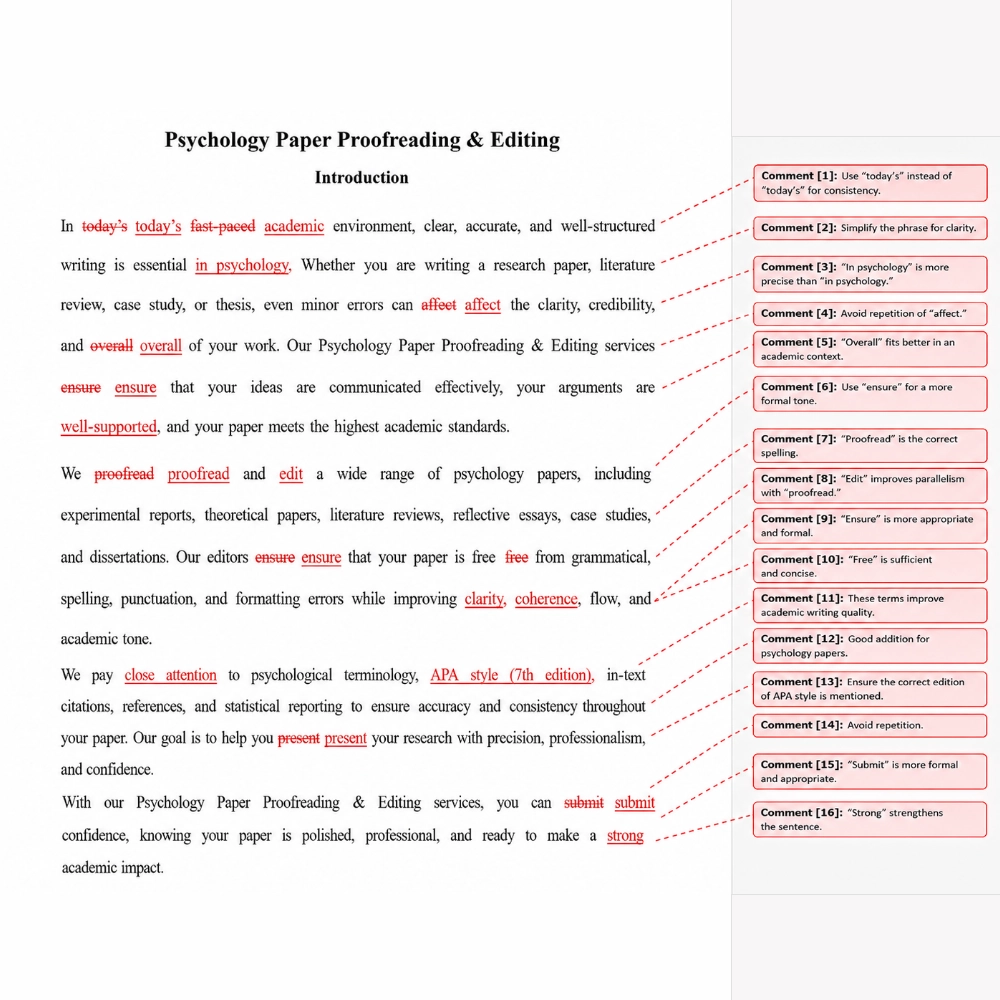 UK Proofreaders - Samples